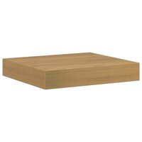 Wandplank Wandgemonteerd Bruin 23 x 23,5 x 4 cm Bewerkt hout 2
