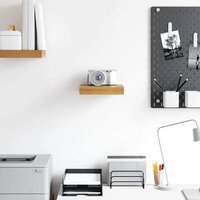 Wandplank Wandgemonteerd Bruin 23 x 23,5 x 4 cm Bewerkt hout 4