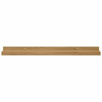 Wandplank met plank 2 pcs Bruin 60 x 9 x 3 cm Bewerkt hout 7