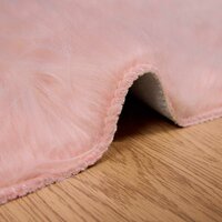 Nep Schapenvacht Tapijt Tafalla Roze 80 x 150 cm Polyester 5