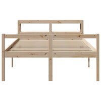 Seniorenbed met hoofdbord massief grenenhout 140x200 cm 4