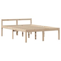 Seniorenbed met hoofdbord massief grenenhout 140x200 cm 7