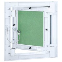 Toegangs paneel Groen en Zilver 30 x 30 cm 2