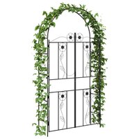 Tuin Boog Effen Zwart 3