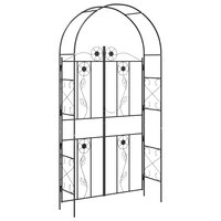 Tuin Boog Effen Zwart 8