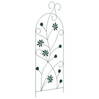 Tuinhek Latwerk 3 pcs Groen 112 x 40 cm Staal 5