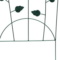 Tuinhek Latwerk 3 pcs Groen 112 x 40 cm Staal 8