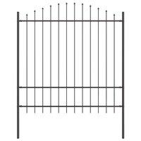 Tuinhek Grijs 170 x 215 cm Gepoedercoat staal 2