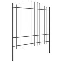 Tuinhek Grijs 170 x 215 cm Gepoedercoat staal 4