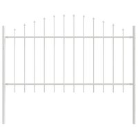 Tuinhek Wit 170 x 140 cm Gepoedercoat staal 2