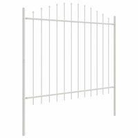 Tuinhek Wit 170 x 165 cm Gepoedercoat staal 4