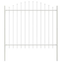 Tuinhek Wit 170 x 190 cm Gepoedercoat staal 2