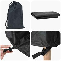 Meubelhoes Effen Zwart 60 x 60 x 45 cm Stof 8