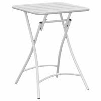 Bistrotafel Wit 55 x 55 x 72,5 cm Poedercoating staal 6