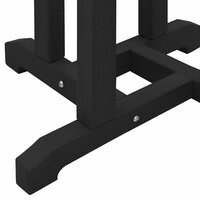 Bartafel Zwart 55 x 55 x 107 cm Polyetheen 9