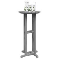 Bartafel Lichtgrijs 55 x 55 x 107 cm Polyetheen 3