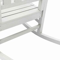 Tuin Schommelstoel Wit 70 x 92 x 108cm HDPE 7