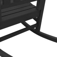 Tuin Schommelstoel Zwart 70 x 92 x 108cm HDPE 7
