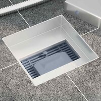 2 in 1 doucheafvoer Zilver 15 x 15 cm Roestvrij staal 304 3