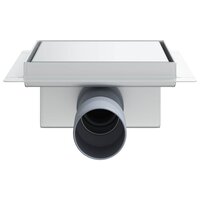 2 in 1 doucheafvoer Zilver 15 x 15 cm Roestvrij staal 304 4