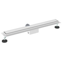 Doucheafvoer met Glazen Deksel Zilver 70 cm Roestvrij staal 304 6