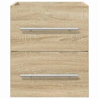 Wastafelkast Sonoma Eiken 38,5 x 41 x 48 cm Bewerkt hout 6