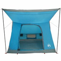 Camping Tent met dak met opslag Blauw 282 x 225 x 154 cm taft 4