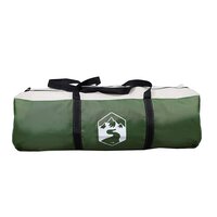 Camping Tent met dak met opslag Groen 223 x 163 x 130 cm taft 9