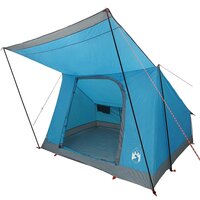 Camping Tent met dak met opslag Blauw 223 x 163 x 130 cm taft 2