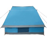 Camping Tent met dak met opslag Blauw 223 x 163 x 130 cm taft 6