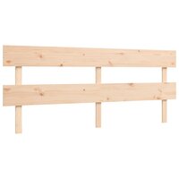 Seniorenbed met hoofdbord massief hout 200x200 cm 8