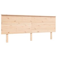 Seniorenbed met hoofdbord massief hout 8