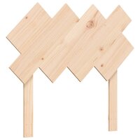 Seniorenbed met hoofdbord massief hout 90x200 cm 8