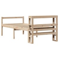 Seniorenbed met hoofdbord massief grenenhout 90x190 cm 6