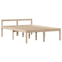 Seniorenbed met hoofdbord massief grenenhout 120x200 cm 7