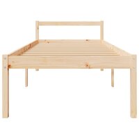 Seniorenbed massief grenenhout wit 75x190 cm 4