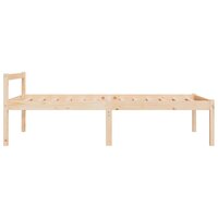 Seniorenbed massief grenenhout wit 75x190 cm 6