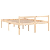Seniorenbed massief grenenhout 135x190 cm 6