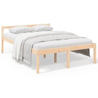 Seniorenbed massief grenenhout 120x200 cm 2