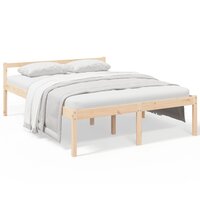 Seniorenbed massief grenenhout 160x200 cm 2