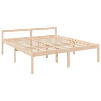 Seniorenbed massief grenenhout 200x200 cm 3