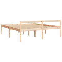 Seniorenbed massief grenenhout 200x200 cm 5