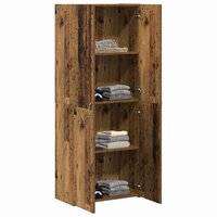 Kantoorkast met plank Oudhout 70 x 32 x 77.5 cm Bewerkt hout 3
