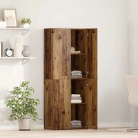 Kantoorkast met plank Oudhout 70 x 32 x 77.5 cm Bewerkt hout 4