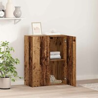 Kantoorkast Zwart Eiken 70 x 32 x 77.5 cm Bewerkt hout 4