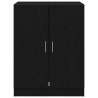 Wasmachinekast met opslag Zwart Eiken 70,5 x 71,5 x 91,5 cm 7
