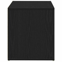 Bank met lade met opslag Zwart 80 x 40 x 45 cm Bewerkt hout 8