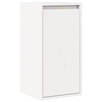 Wandkast 30x30x60 cm massief grenenhout wit 2