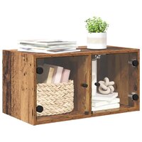 Wandkast Wandgemonteerd Oud Hout 68 x 37 x 35 cm Bewerkt hout 3