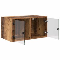 Wandkast Wandgemonteerd Oud Hout 68 x 37 x 35 cm Bewerkt hout 5